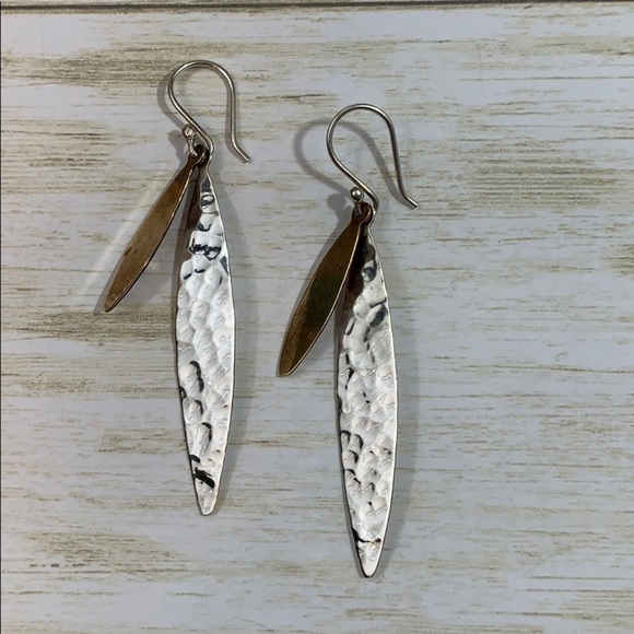 Sterling Silver Drop Earrings - Picture 1 of 6